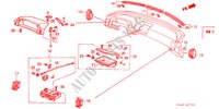 INSTRUMENTENBRETT, OBEN (LH) für Honda LEGEND EX 4 Türen 4 gang automatikgetriebe 1986