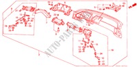 INSTRUMENTENTAFELEINHEIT (LH) für Honda LEGEND EX 4 Türen 4 gang automatikgetriebe 1986