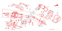 LENKSAEULE(LH) für Honda LEGEND XI EXCLUSIVE 4 Türen 4 gang automatikgetriebe 1990