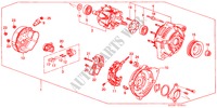 LICHTMASCHINE(ND) für Honda LEGEND EX 4 Türen 5 gang-Schaltgetriebe 1990