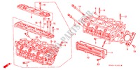 ZYLINDERKOPF(VORNE) für Honda LEGEND EX 4 Türen 4 gang automatikgetriebe 1988