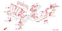 ANSAUGKRUEMMER(L4) (1) für Honda ACCORD 2.0 VTIE 4 Türen 5 gang-Schaltgetriebe 2003