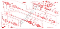ANTRIEBSWELLE, VORNE/HALBWELLE(V6) für Honda ACCORD 3.0 SIR 4 Türen 5 gang automatikgetriebe 2003