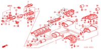 AUSPUFFROHR(V6) für Honda ACCORD 3.0 SIR 4 Türen 5 gang automatikgetriebe 2003