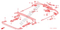 DACHGLEITTEILE für Honda ACCORD 2.0 VTIE 4 Türen 5 gang-Schaltgetriebe 2003