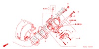 DROSSELKLAPPENGEHAEUSE(L4) (1) für Honda ACCORD VTIE 4 Türen 5 gang-Schaltgetriebe 2005