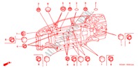 GUMMITUELLE(UNTEN) für Honda ACCORD 2.0 VTIE 4 Türen 5 gang-Schaltgetriebe 2003