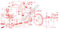 HAUPTBREMSZYLINDER/ MASTER POWER(LH) für Honda ACCORD 2.0 VTIE 4 Türen 5 gang-Schaltgetriebe 2003