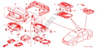 INNENLEUCHTE für Honda ACCORD 2.0 VTI 4 Türen 5 gang automatikgetriebe 2003
