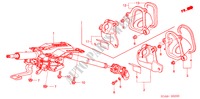 LENKSAEULE für Honda ACCORD VTIE 4 Türen 5 gang-Schaltgetriebe 2005