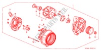 LICHTMASCHINE(DENSO)(V6) für Honda ACCORD 3.0 SIR 4 Türen 5 gang automatikgetriebe 2003