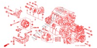 MOTORHALTERUNG (L4) für Honda ACCORD 2.0 VTIL 4 Türen 5 gang-Schaltgetriebe 2003