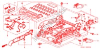 VORNE SITZKOMPONENTEN (R.)(VOLLE LEISTUNG, SITZ) für Honda ACCORD 3.0 SIR 4 Türen 5 gang automatikgetriebe 2005