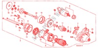 ANLASSER(DENSO) (L4) für Honda ACCORD VTIE 4 Türen 5 gang automatikgetriebe 2007