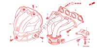 AUSPUFFKRUEMMER(L4) (1) für Honda ACCORD VTIL 4 Türen 5 gang automatikgetriebe 2007