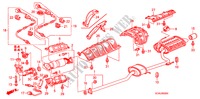 AUSPUFFROHR(L4) für Honda ACCORD VTIL 4 Türen 5 gang automatikgetriebe 2007