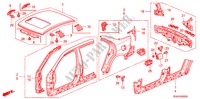 AUSSENBLECHE/TAFEL, HINTEN für Honda ACCORD VTIL 4 Türen 5 gang automatikgetriebe 2007