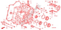GETRIEBEGEHAEUSE(V6) für Honda ACCORD SIR 4 Türen 5 gang automatikgetriebe 2007