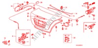 KOFFERRAUMDECKEL für Honda ACCORD VTIL 4 Türen 5 gang-Schaltgetriebe 2007