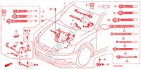 MOTORKABELBAUM(L4) (LH) für Honda ACCORD VTIL 4 Türen 5 gang automatikgetriebe 2007