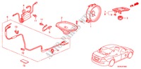 RADIOANTENNE/LAUTSPRECHER für Honda ACCORD VTIL 4 Türen 5 gang automatikgetriebe 2007