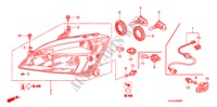 SCHEINWERFER für Honda ACCORD VTIL 4 Türen 5 gang automatikgetriebe 2007