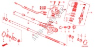 SERVOLENKGETRIEBE BAUTEILE(LH) für Honda ACCORD EX 4 Türen 5 gang automatikgetriebe 2007