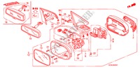 SPIEGEL(2) für Honda ACCORD EX 4 Türen 5 gang automatikgetriebe 2007
