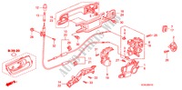 TUERSCHLOESSER, HINTEN/ AEUSSERER GRIFF für Honda ACCORD VTIE 4 Türen 5 gang-Schaltgetriebe 2007
