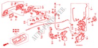 TUERSCHLOESSER, VORNE/ AEUSSERER GRIFF für Honda ACCORD EX 4 Türen 5 gang automatikgetriebe 2007