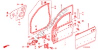 TUERTAFELN, VORNE für Honda ACCORD VTIL 4 Türen 5 gang-Schaltgetriebe 2007
