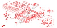 VORNE SITZKOMPONENTEN (R.)(ELEKTR. SITZVERSTELLER) für Honda ACCORD EX 4 Türen 5 gang automatikgetriebe 2007