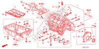 ZYLINDERBLOCK/OELWANNE (V6) für Honda ACCORD SIR 4 Türen 5 gang automatikgetriebe 2007