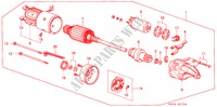 ANLASSER(4) für Honda ACCORD STD 4 Türen 4 gang automatikgetriebe 1989