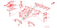 ANSAUGKRUEMMER (VERGASER) für Honda ACCORD EX 1600 4 Türen 4 gang automatikgetriebe 1989
