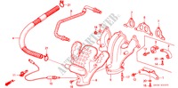 AUSPUFFKRUEMMER(1) für Honda ACCORD STD 4 Türen 5 gang-Schaltgetriebe 1986