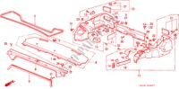 HINTERE ABLAGE/ KOFFERRAUM ZIERSTUECK(4D) für Honda ACCORD EX 1600 4 Türen 5 gang-Schaltgetriebe 1986