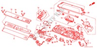 TACHOMETER KOMPONENTEN (PAFEL, KLIMAANLAGE) für Honda ACCORD EXR 4 Türen 4 gang automatikgetriebe 1989