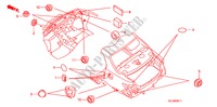 GUMMITUELLE(HINTEN) für Honda CITY S 4 Türen 5 gang-Schaltgetriebe 2008