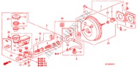 HAUPTBREMSZYLINDER/ MASTER POWER(RH) für Honda CITY S 4 Türen 5 gang-Schaltgetriebe 2007