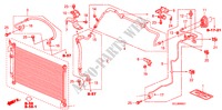 KLIMAANLAGE (SCHLAEUCHE/LEITUNGEN) (RH) für Honda CITY ZX VTI 4 Türen 5 gang-Schaltgetriebe 2008