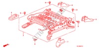 VORNE SITZKOMPONENTEN (L.) für Honda CITY ZX VTI-L 4 Türen 5 gang-Schaltgetriebe 2008