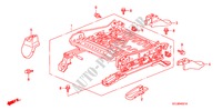 VORNE SITZKOMPONENTEN (R.)(MANUELLE HOEHE) für Honda CITY ZX VTI-L 4 Türen 5 gang-Schaltgetriebe 2008