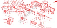 BREMSPEDAL/KUPPLUNGSPEDAL(LH) für Honda PRELUDE 4WS 2.0 SI 2 Türen 5 gang-Schaltgetriebe 1989
