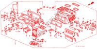 HEIZUNGSEINHEIT(RH) für Honda PRELUDE 2.0SI 2 Türen 5 gang-Schaltgetriebe 1989