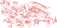 INSTRUMENTENBRETT(LH) für Honda PRELUDE 4WS 2.0 SI 2 Türen 5 gang-Schaltgetriebe 1988