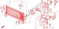 KLIMAANLAGE (KONDENSOR) für Honda PRELUDE 2.0SI 2 Türen 4 gang automatikgetriebe 1989