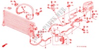 KLIMAANLAGE (SCHLAEUCHE/LEITUNGEN) für Honda PRELUDE 4WS 2.0 SI 2 Türen 4 gang automatikgetriebe 1988