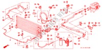 KLIMAANLAGE (SCHLAEUCHE/LEITUNGEN) für Honda PRELUDE 2.0SI 2 Türen 4 gang automatikgetriebe 1988