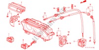 KOMBIINSTRUMENT(1) für Honda PRELUDE 4WS 2.0 SI 2 Türen 5 gang-Schaltgetriebe 1988